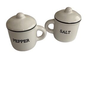 Tableware salt & pepper ceramic set